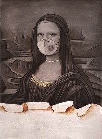 Shamsuddin Tanwri, 21 x 29 Inch, Graphite Gold and Silver Leaf on Paper, Figurative Painting, AC-SUT-093